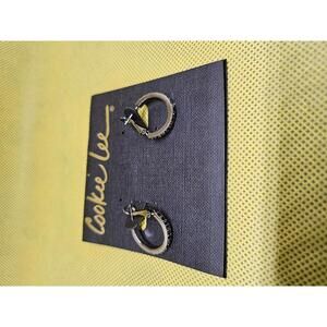 New - Cookie Lee small Hoop Earrings - See pics for size/style NWT